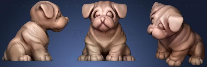 3D model Small dog (STL)